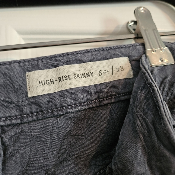 Pilcro and the Letterpress Dark Blue Skinny Pants - Picture 2 of 6